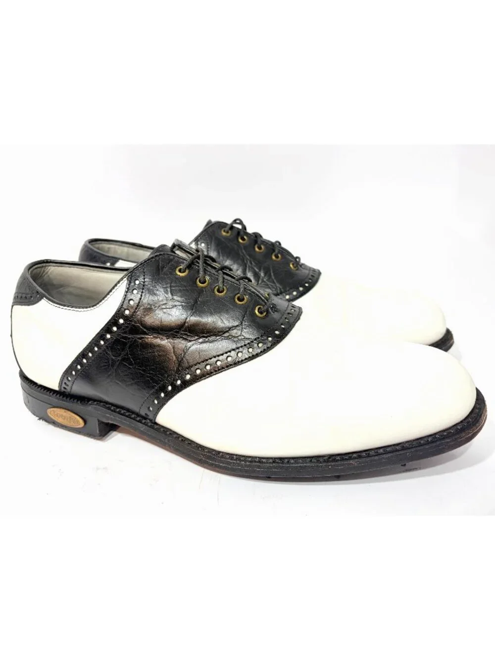 Footjoy Premier Classics Dry Men's Golf Shoes White Black 12 D USA Waterproof